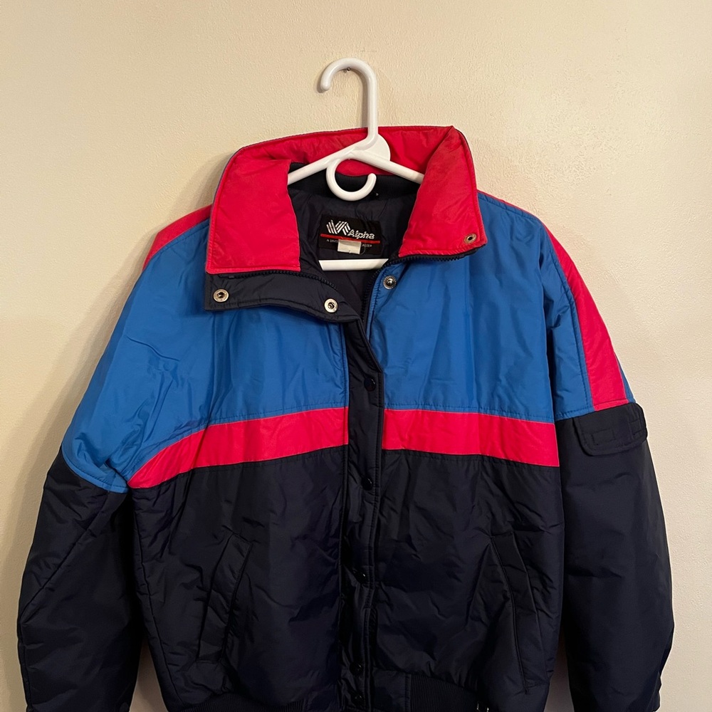 Vintage 80s Sportcaster Alpha Winter Jacket (Size 14)